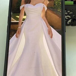 Sophia Tolli y12237 wedding gown, size 12, white